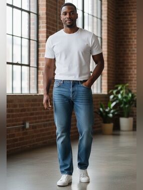 Levi's Relaxed-Fit Men's Jeans - Dark Blue Denim
